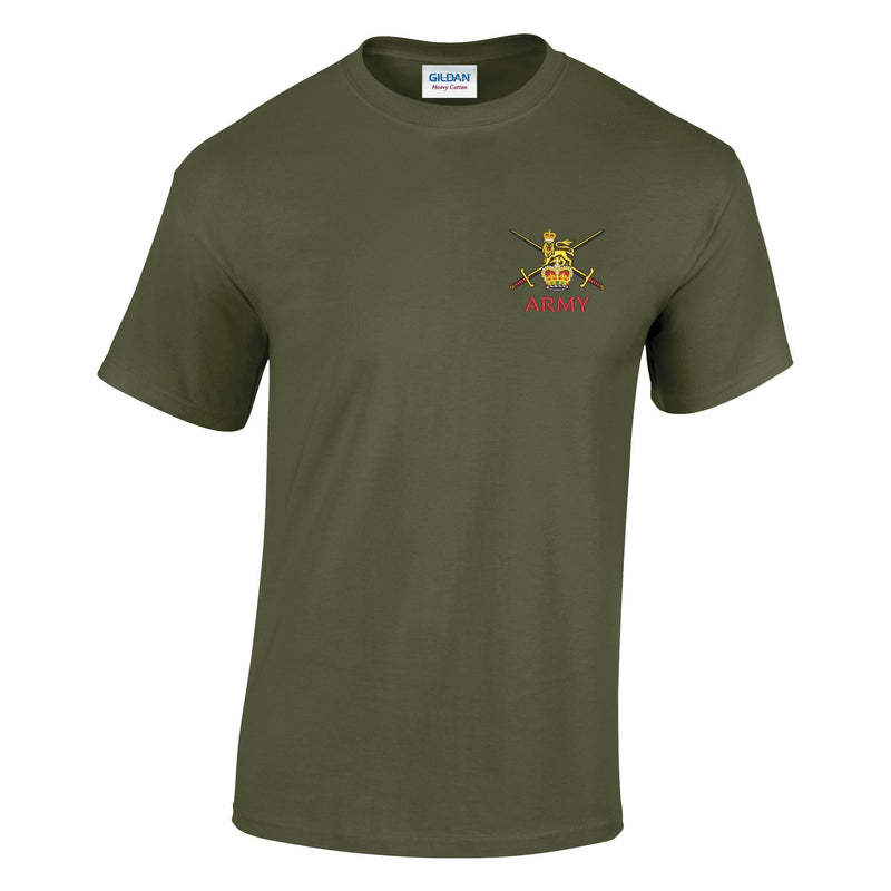 Army (Crossed Swords) Cotton T-Shirt