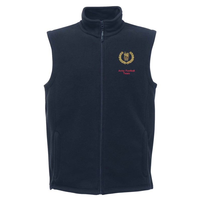 Army Football Team Regatta Fleece Bodywarmer