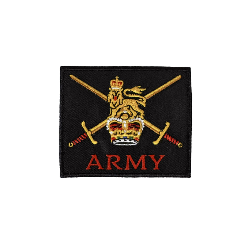 Army (Crossed Swords) Iron On Patch