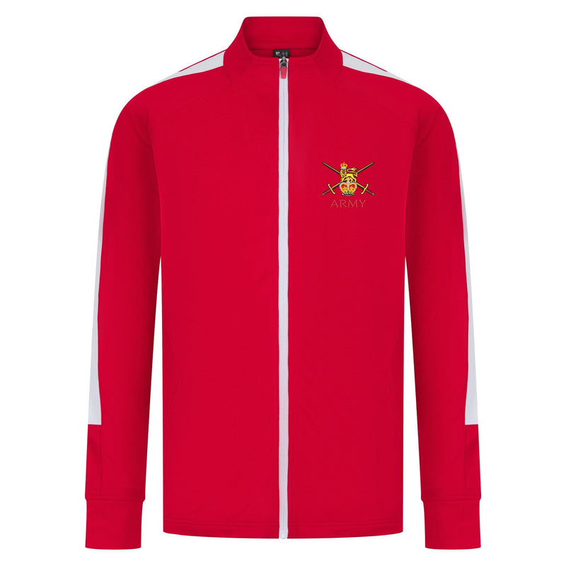 Army (Crossed Swords) Knitted Tracksuit Top