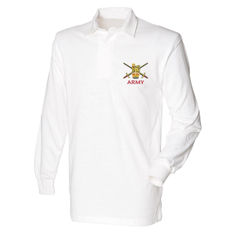 Army (Crossed Swords) Long Sleeve Rugby Shirt
