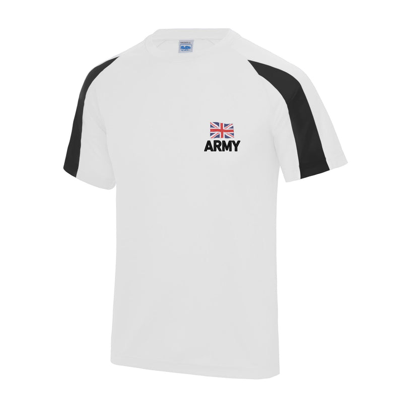 Army (New Logo) Contrast Polyester T-Shirt