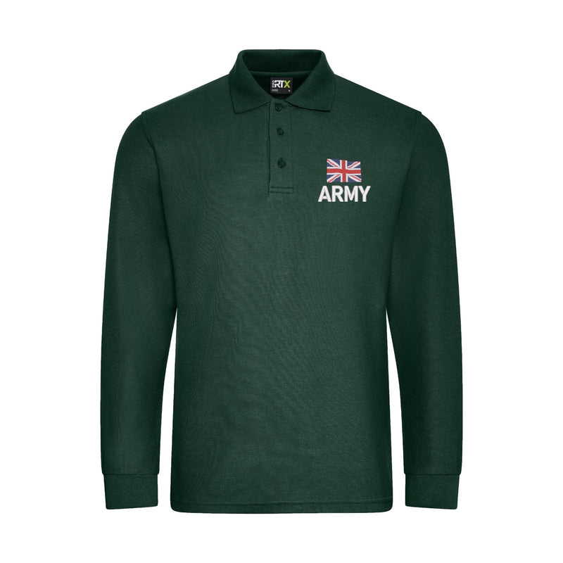 Army (New Logo) Long Sleeve Polo Shirt