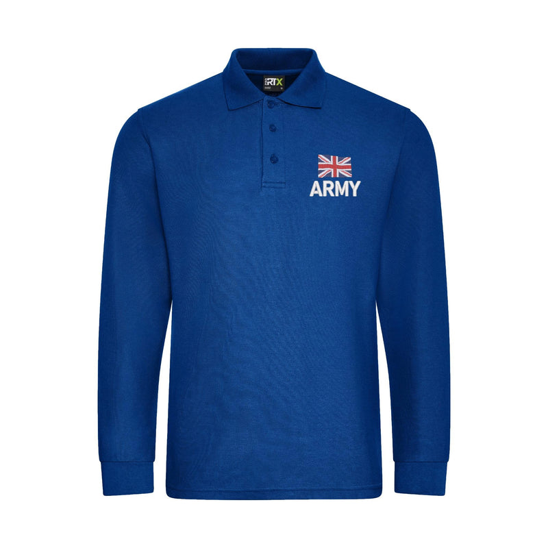 Army (New Logo) Long Sleeve Polo Shirt