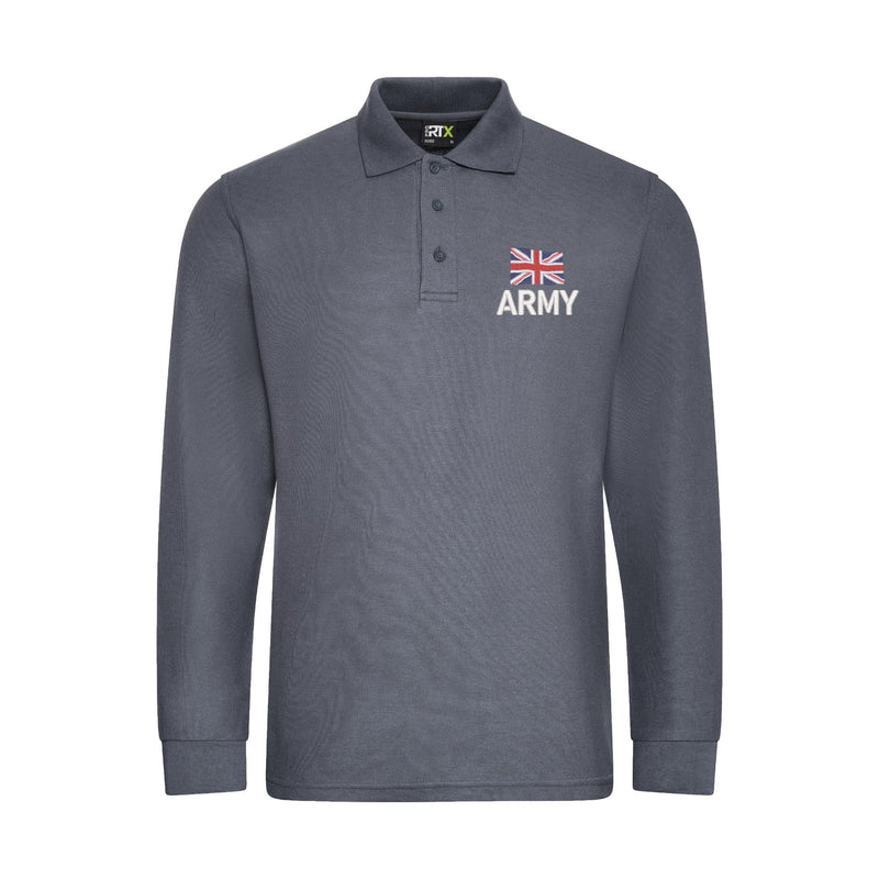 Army (New Logo) Long Sleeve Polo Shirt