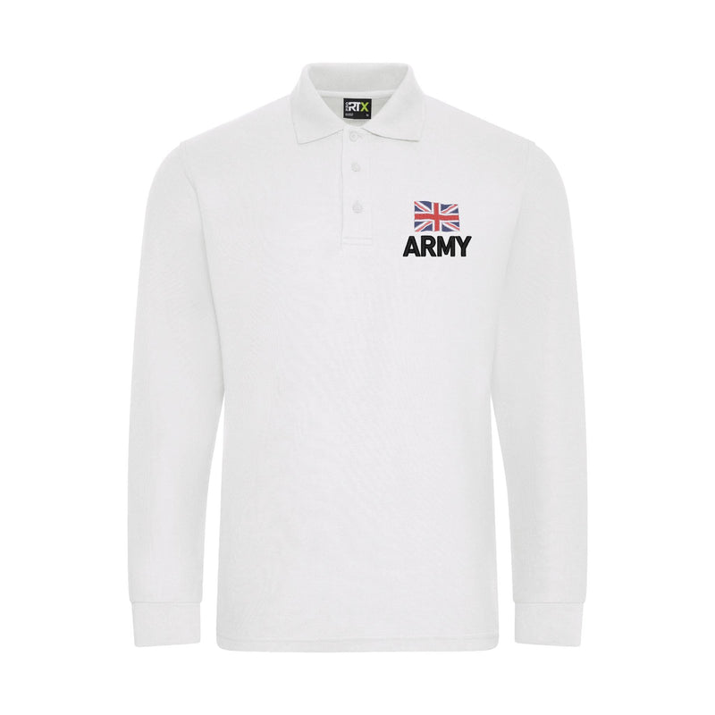 Army (New Logo) Long Sleeve Polo Shirt