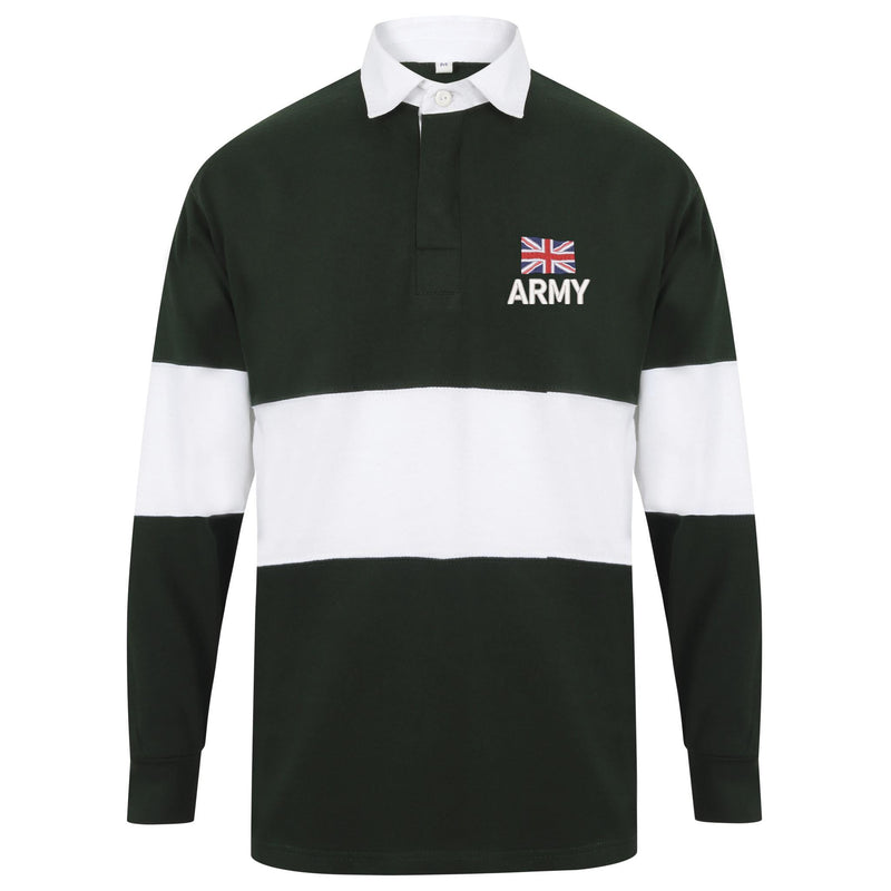 Army (New Logo) Long Sleeve Panelled Rugby Shirt