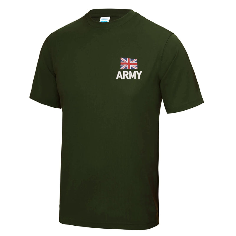 Army (New Logo) Polyester T-Shirt