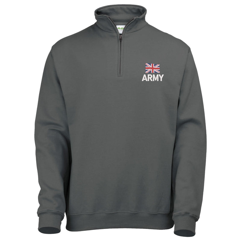 Army (New Logo) Quarter Zip Sweatshirt