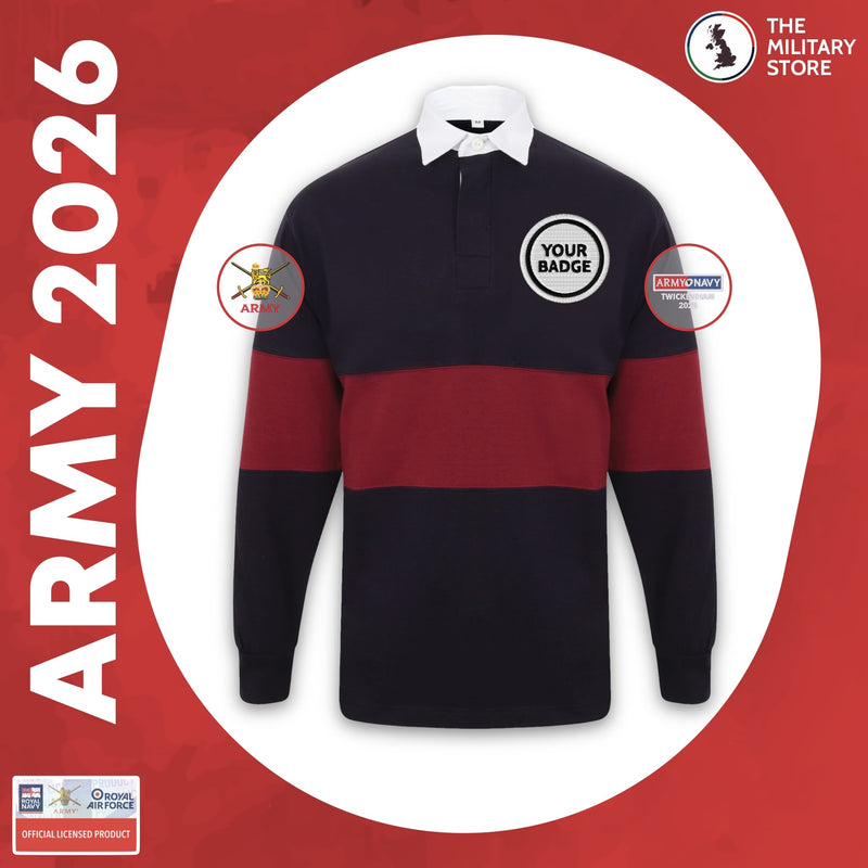 British Army - Long Sleeve Panelled Rugby Shirt - Army v Navy 2026