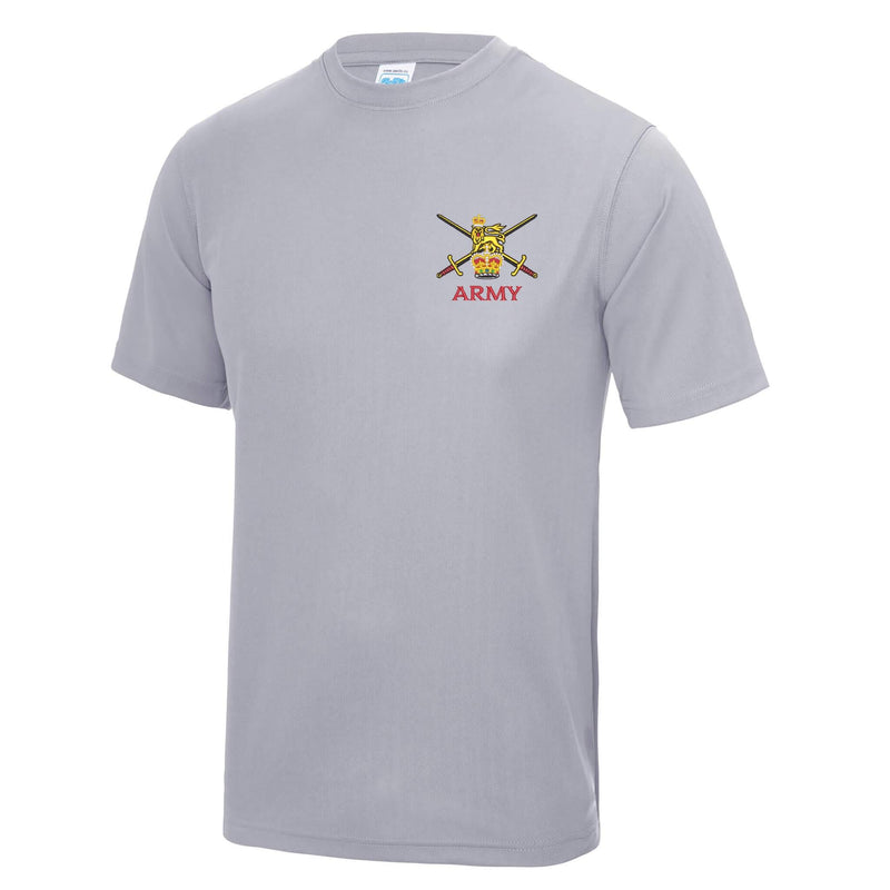 Army (Crossed Swords) Polyester T-Shirt
