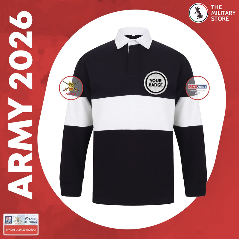 British Army - Long Sleeve Panelled Rugby Shirt - Army v Navy 2026