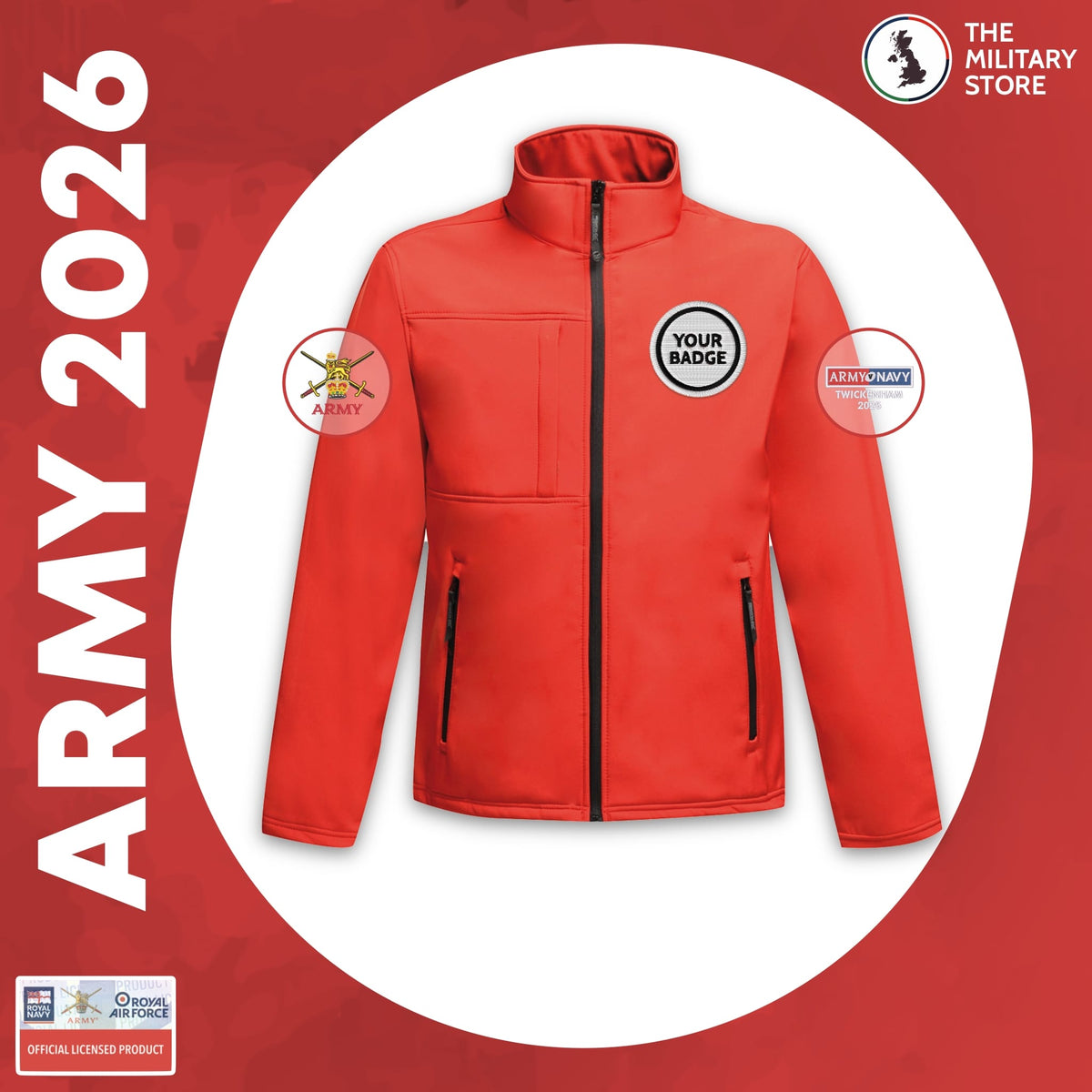 British Army - Softshell Jacket - Army v Navy 2026 — The Military Store