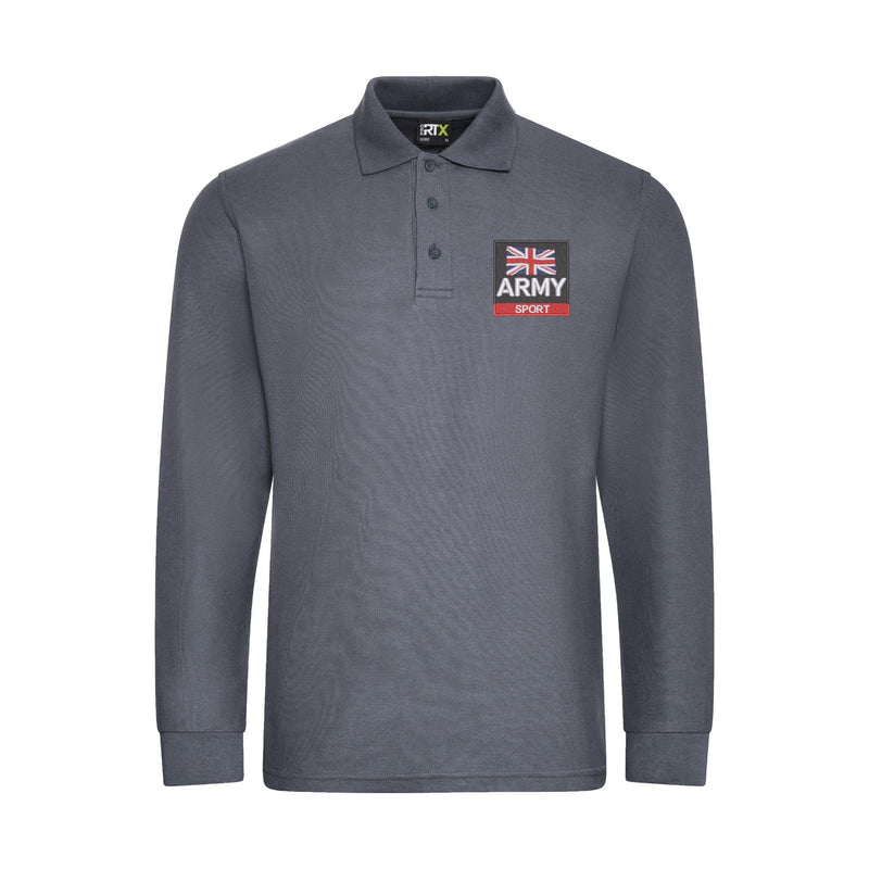 Army Sport Long Sleeve Polo Shirt