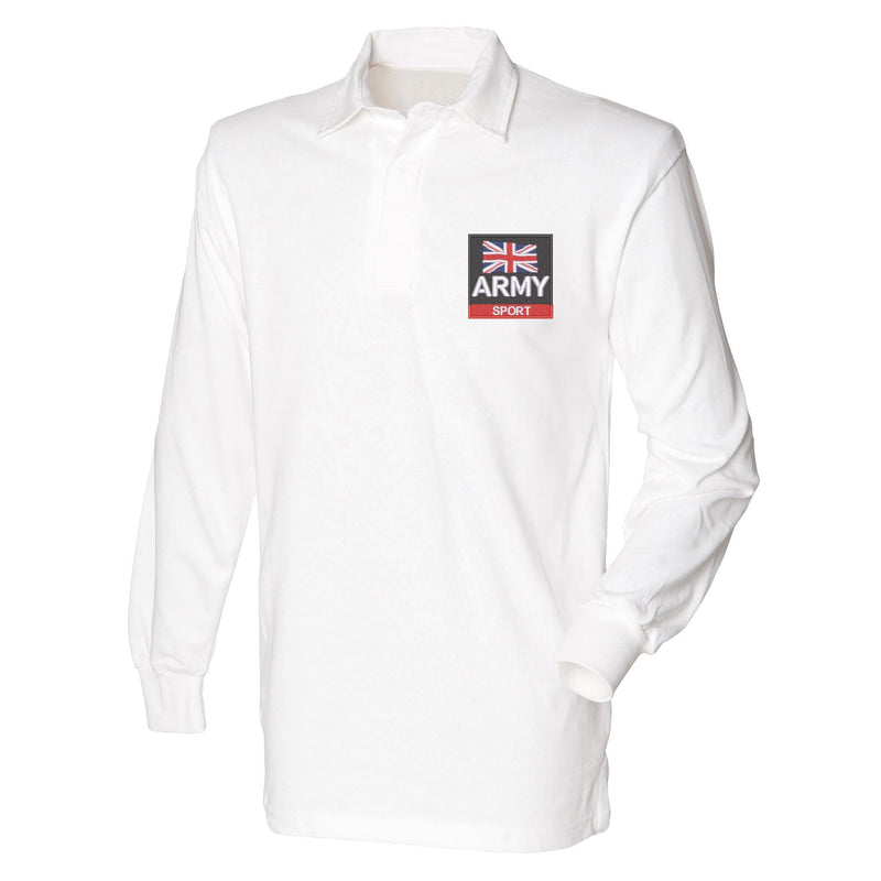 Army Sport Front Row Long Sleeve Rugby Shirt