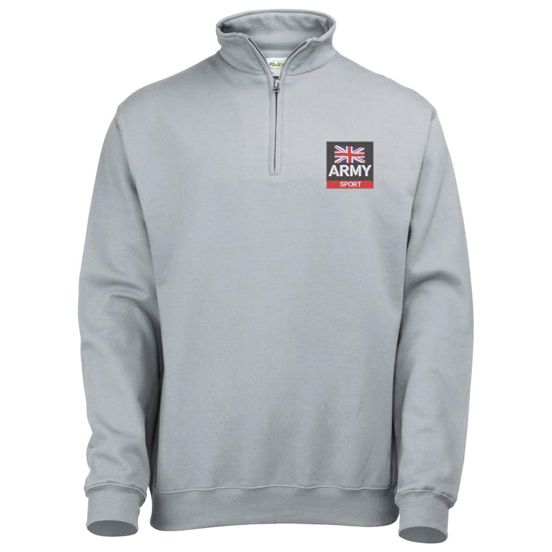 Army Sport Quarter Zip Sweatshirt
