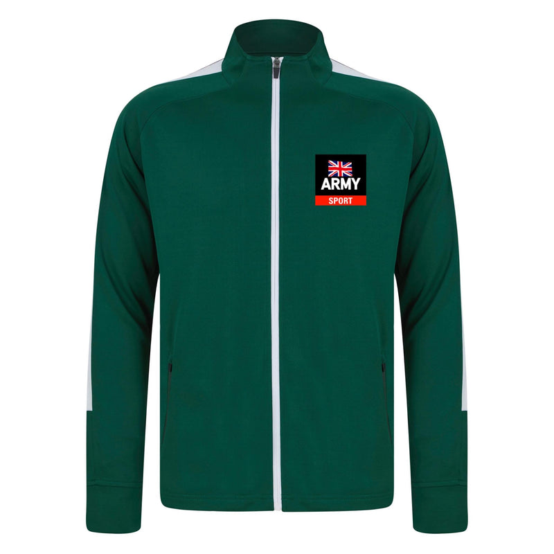 Army Sports Knitted Tracksuit Top