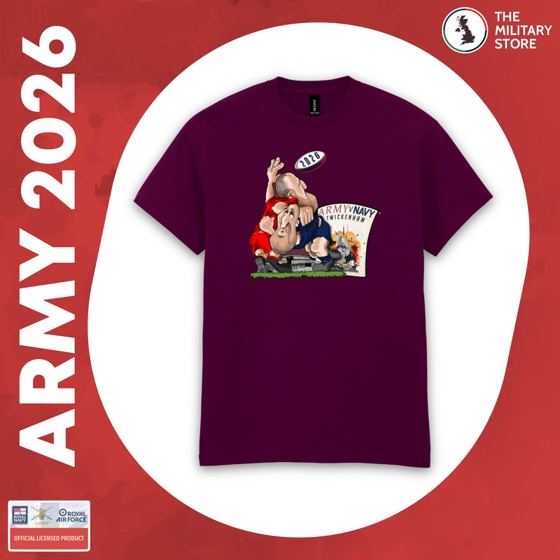 British Army - Army v Navy 2026 Rugby Players Cotton T-Shirt