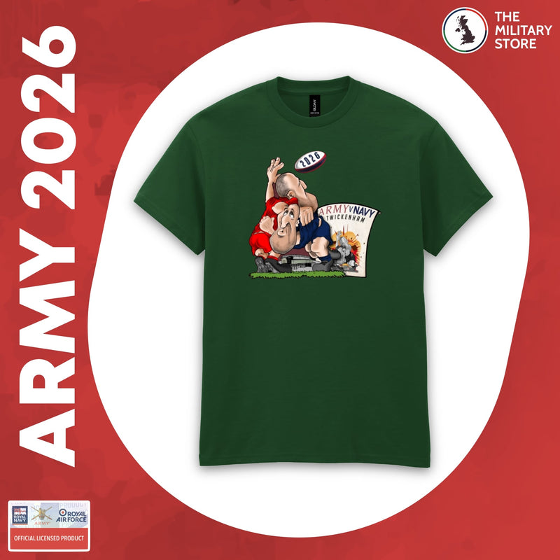 British Army - Army v Navy 2026 Rugby Players Cotton T-Shirt