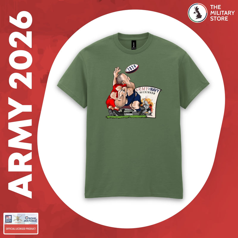 British Army - Army v Navy 2026 Rugby Players Cotton T-Shirt