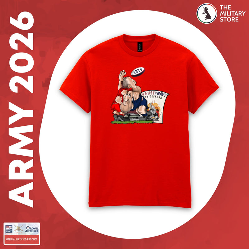 British Army - Army v Navy 2026 Rugby Players Cotton T-Shirt