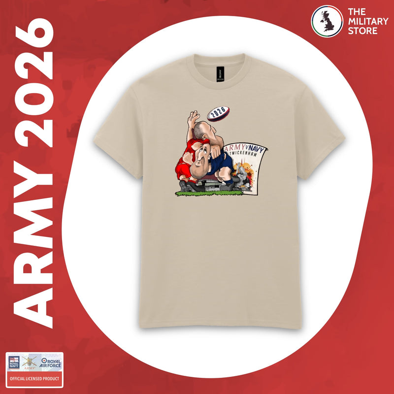British Army - Army v Navy 2026 Rugby Players Cotton T-Shirt