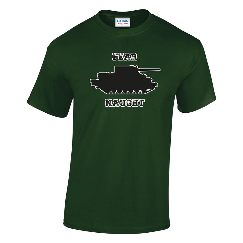 Army Tank Fear Naught Printed T-Shirt