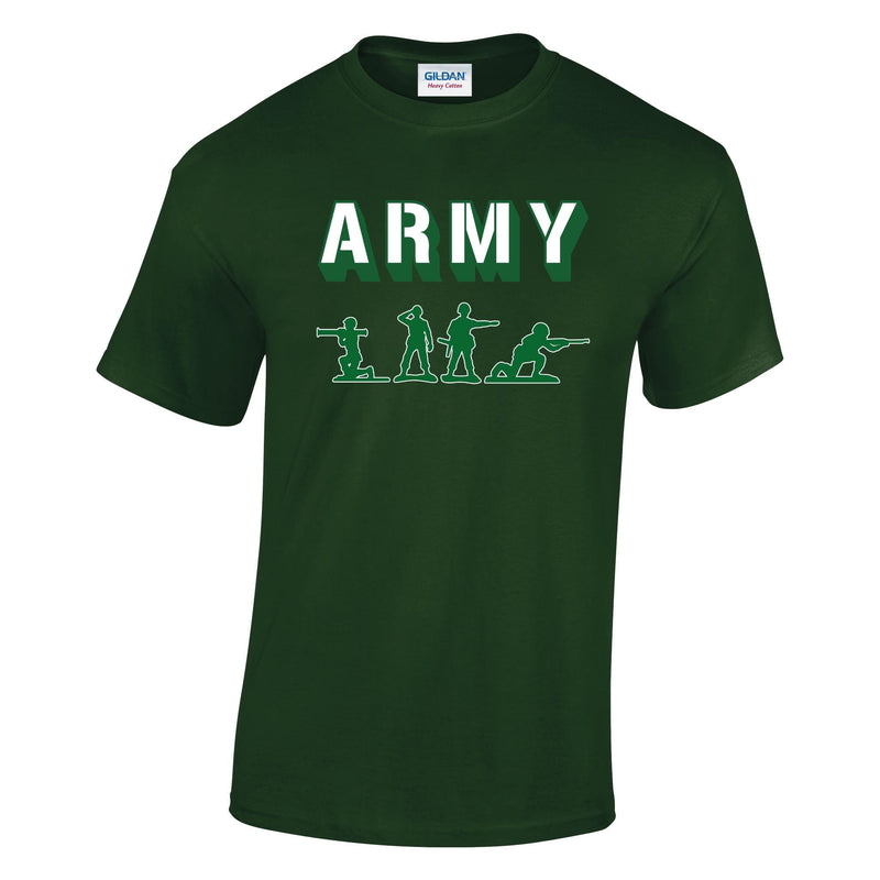 Army Toy Soldiers Printed T-Shirt