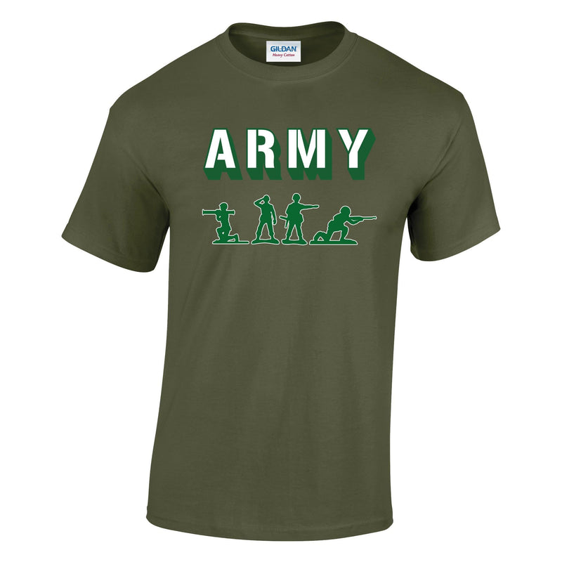 Army Toy Soldiers Printed T-Shirt