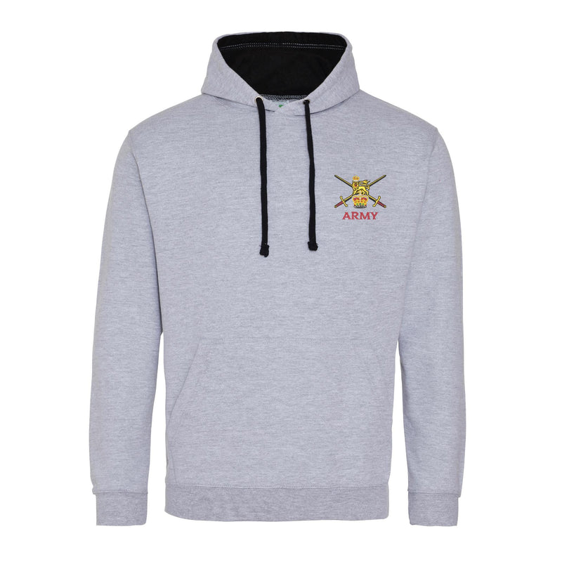 Army (Crossed Swords) Varsity Contrast Hoodie