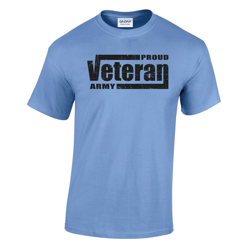Proud Army Veteran Printed T-Shirt
