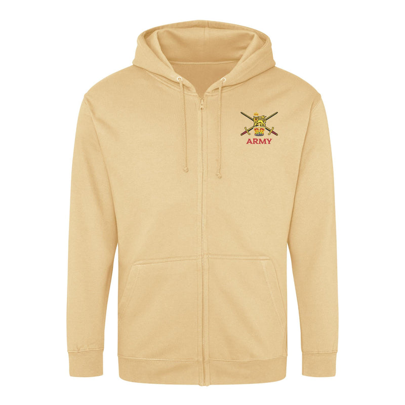 Army (Crossed Swords) Zipped Hoodie