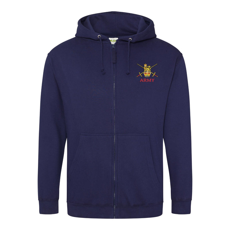 Army (Crossed Swords) Zipped Hoodie