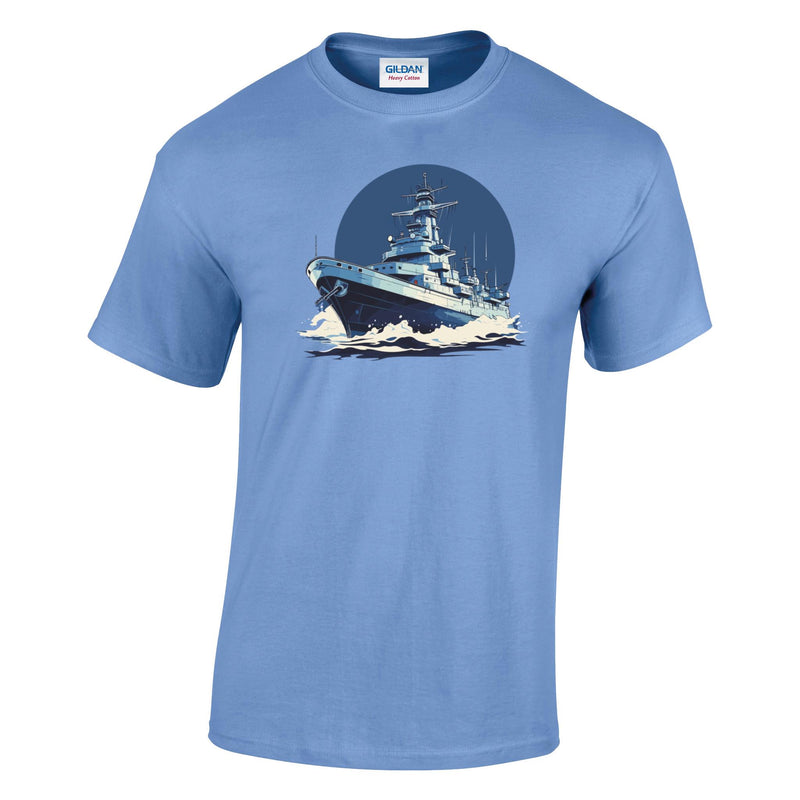 Battleship Printed T-Shirt