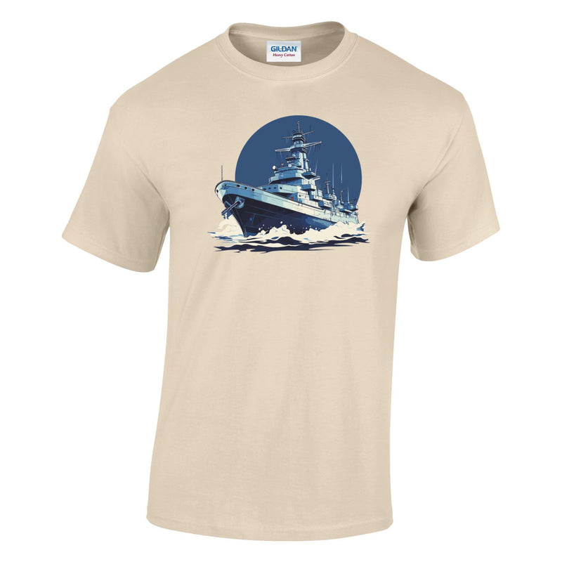 Battleship Printed T-Shirt