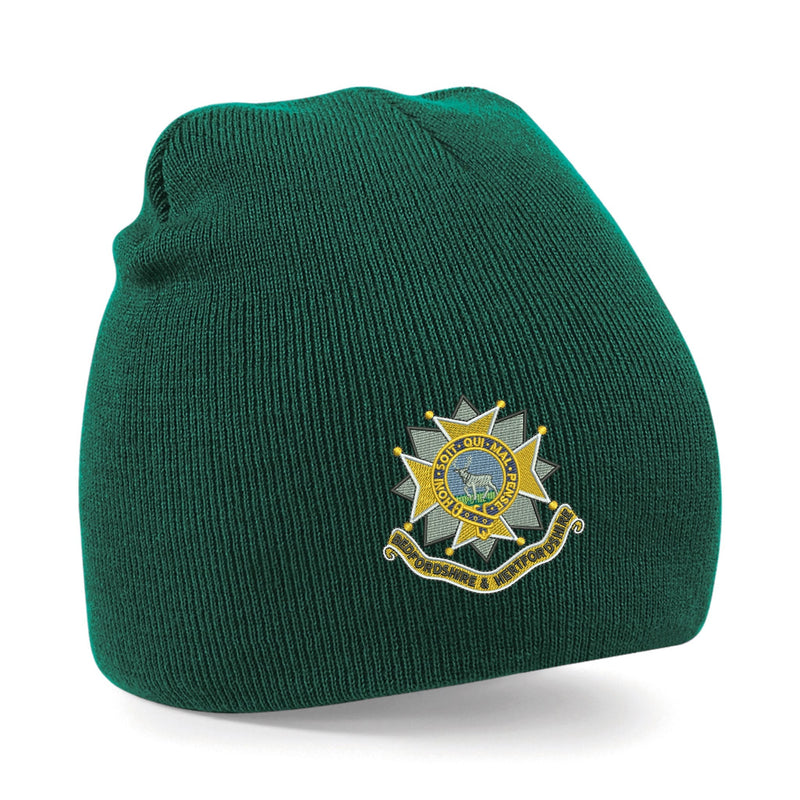 Bedfordshire and Hertfordshire Regiment Beanie Hat