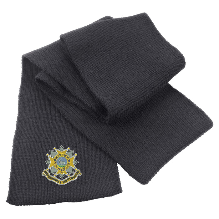 Bedfordshire and Hertfordshire Regiment Heavy Knit Scarf