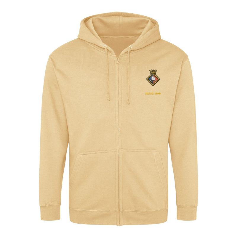 Belfast URNU Zipped Hoodie