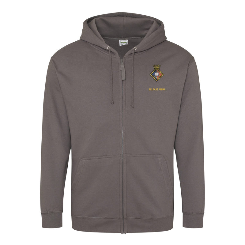 Belfast URNU Zipped Hoodie