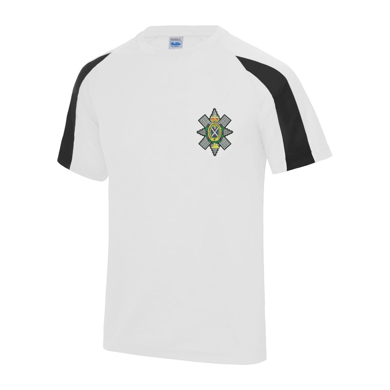 Black Watch Contrast Polyester T-Shirt