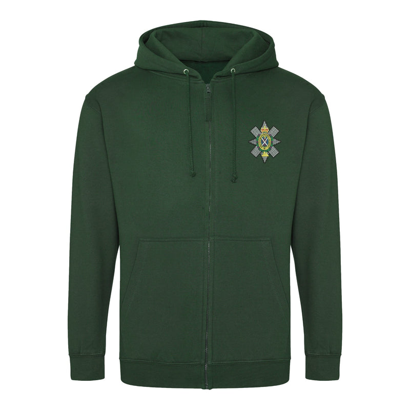 Black Watch Zipped Hoodie