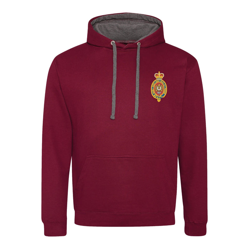 Blues and Royals Varsity Contrast Hoodie