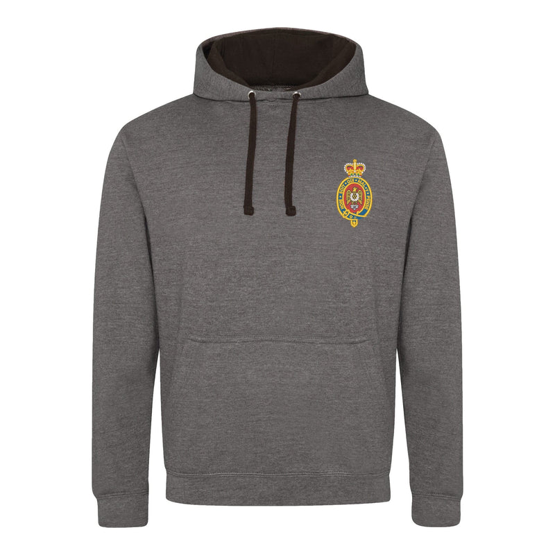 Blues and Royals Varsity Contrast Hoodie