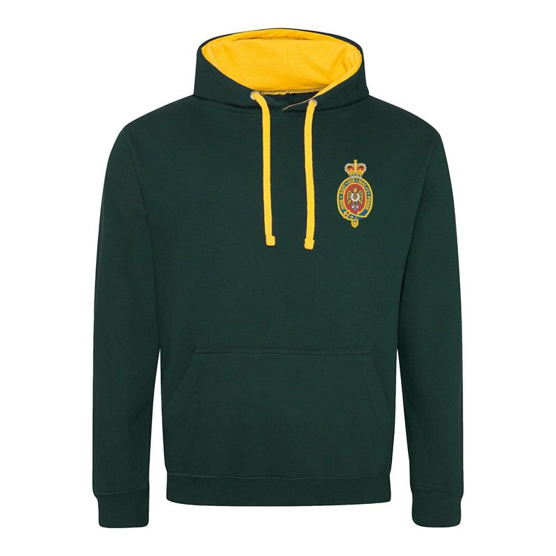 Blues and Royals Varsity Contrast Hoodie