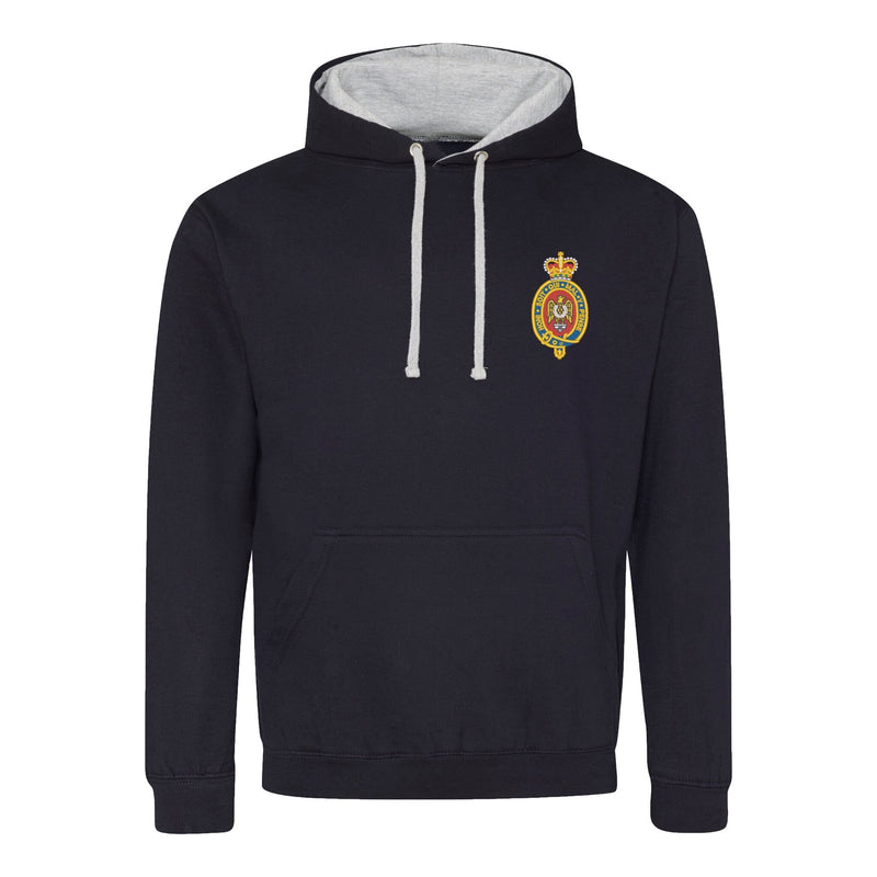 Blues and Royals Varsity Contrast Hoodie