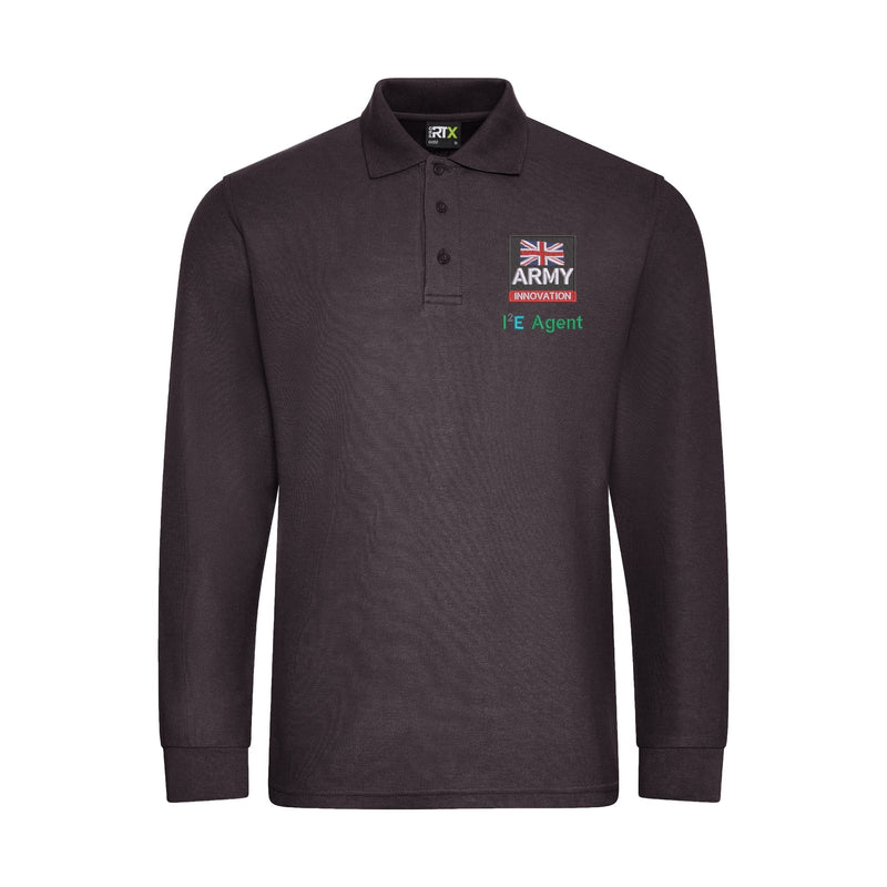 British Army Innovation Team Long Sleeve Polo Shirt