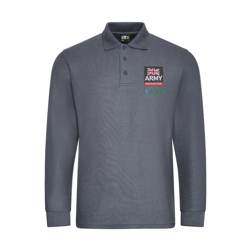 British Army Innovation Team Long Sleeve Polo Shirt