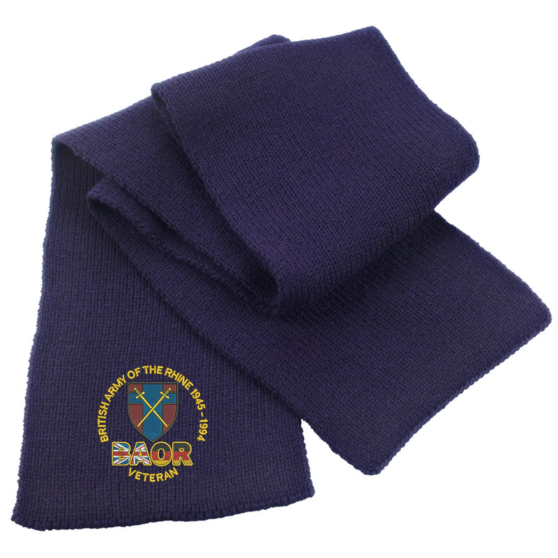 British Army of the Rhine Heavy Knit Scarf