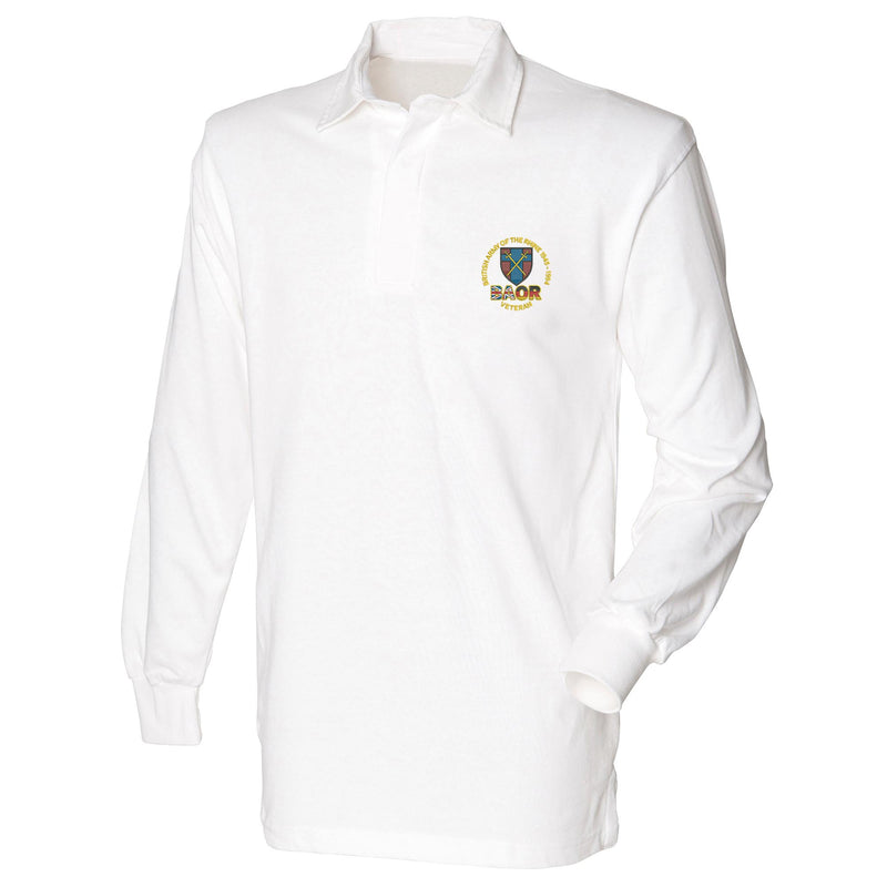 British Army of the Rhine Front Row Long Sleeve Rugby Shirt