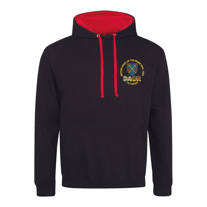 British Army of the Rhine Varsity Contrast Hoodie